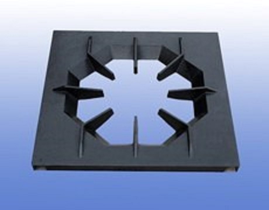 Cast iron stove grate Logo