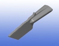 Cast Iron Seeding Knife Point Logo