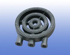 Cast Iron stove burner Logo