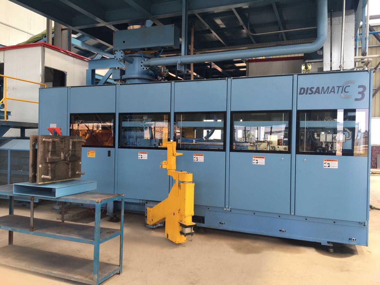 迪沙垂直射压造型机中频熔炼炉