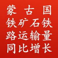  蒙古国铁矿石和煤炭铁路运输量均同比增长